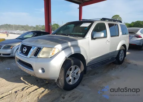 2008 Nissan Pathfinder Se z USA, uszkodzony, nr VIN 5N1AR18UX8C640889